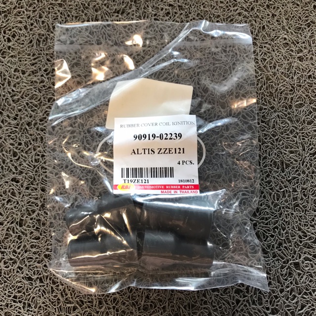 ยางปลายคอยล์ TOYOTA ALTIS / VIOS / YARIS / CAMRY / 2TRFE / Commuter (เซต4ชิ้น) ยี่ห้อ RBI