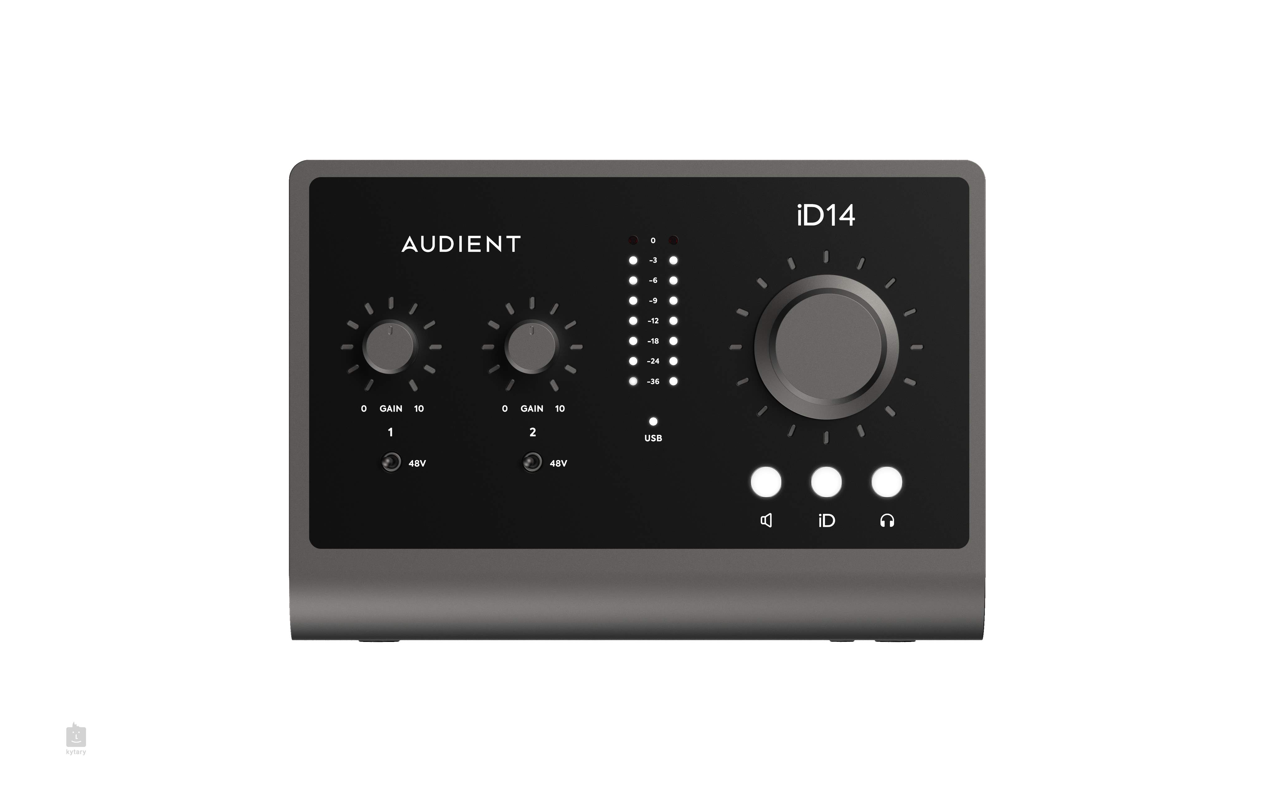 Audient iD14 MKII ออดิโออินเตอร์เฟส USB-C,10-in/6-out, ADAT, 2 หูฟัง, รองรับ Mac/PC, ฟรี Software Bundle รับประกัน 1 ปี