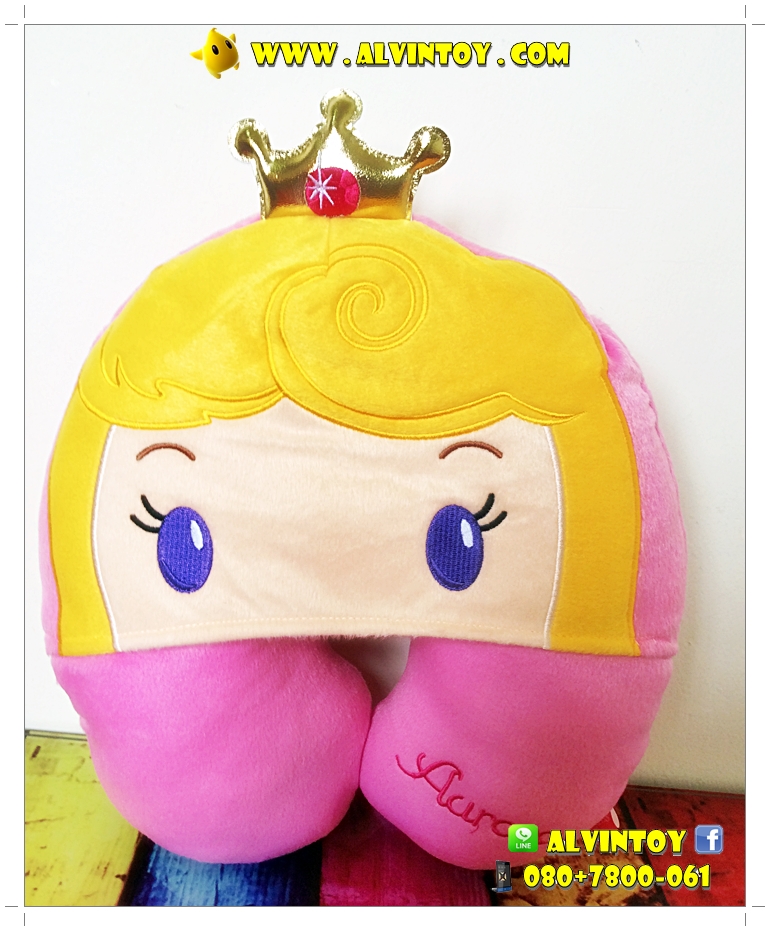 หมอนรองคอตัวยูลายเจ้าหญิง Aurora - ออโรร่า