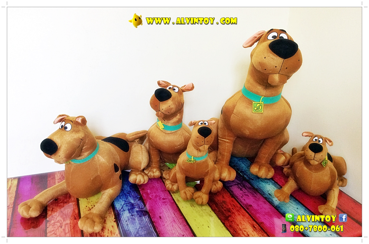 ตุ๊กตาหมา Scooby Doo - สคูบี้ดู ท่านั่ง 45 cm.