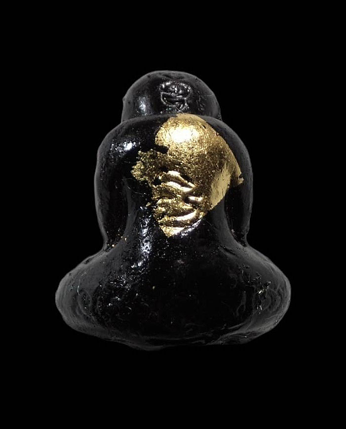 พระปิดตามหาสิธิโชค หลวงปู่แก้ว วัดสะพานไม่แก่น จ.สงจลา เนื้อผงพุทธคุณ ชุบรัก ตะกรุดตะกั่ว หมายเลข 284