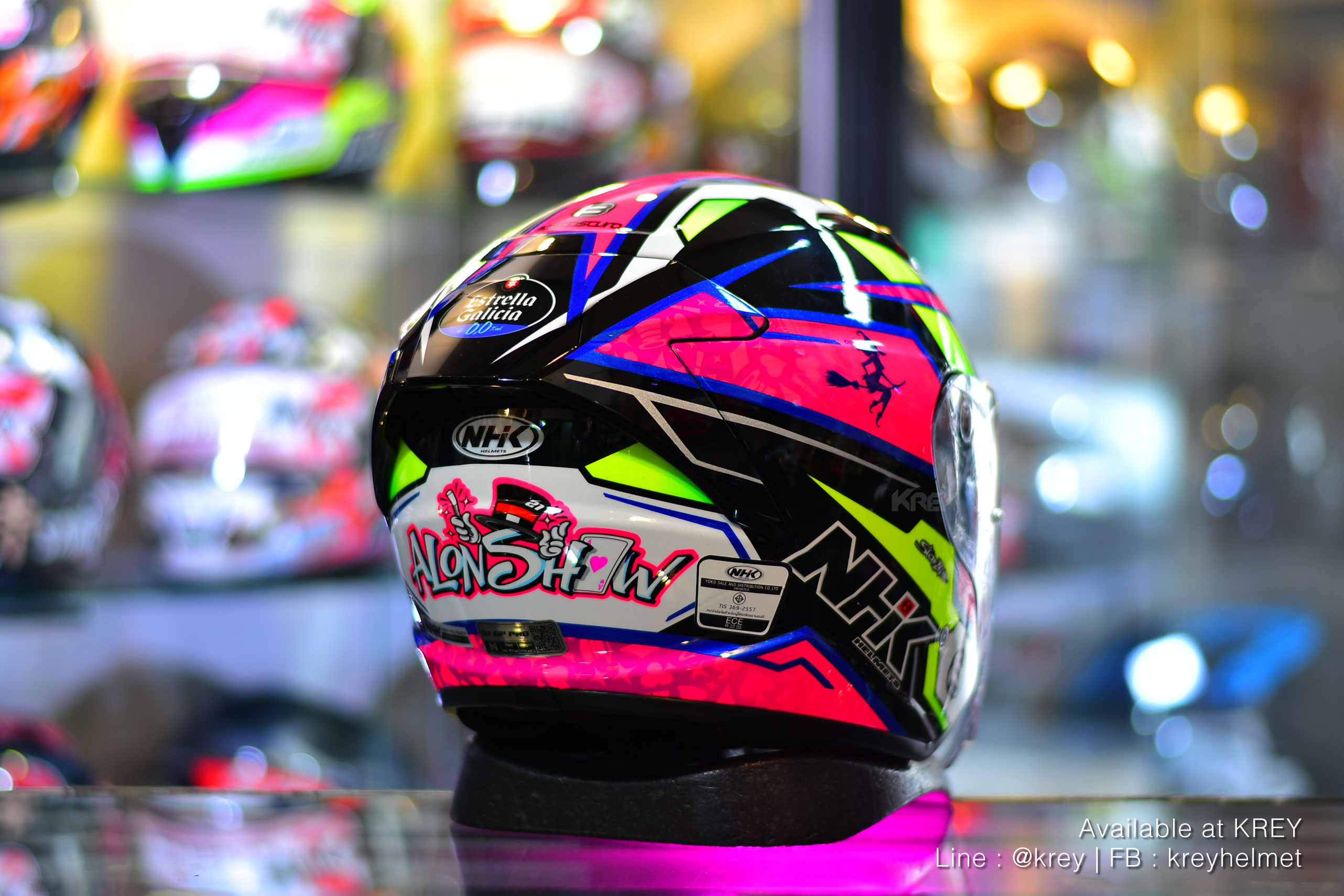 NHK model S1 GP PRO Alonso Lopez Black Pink