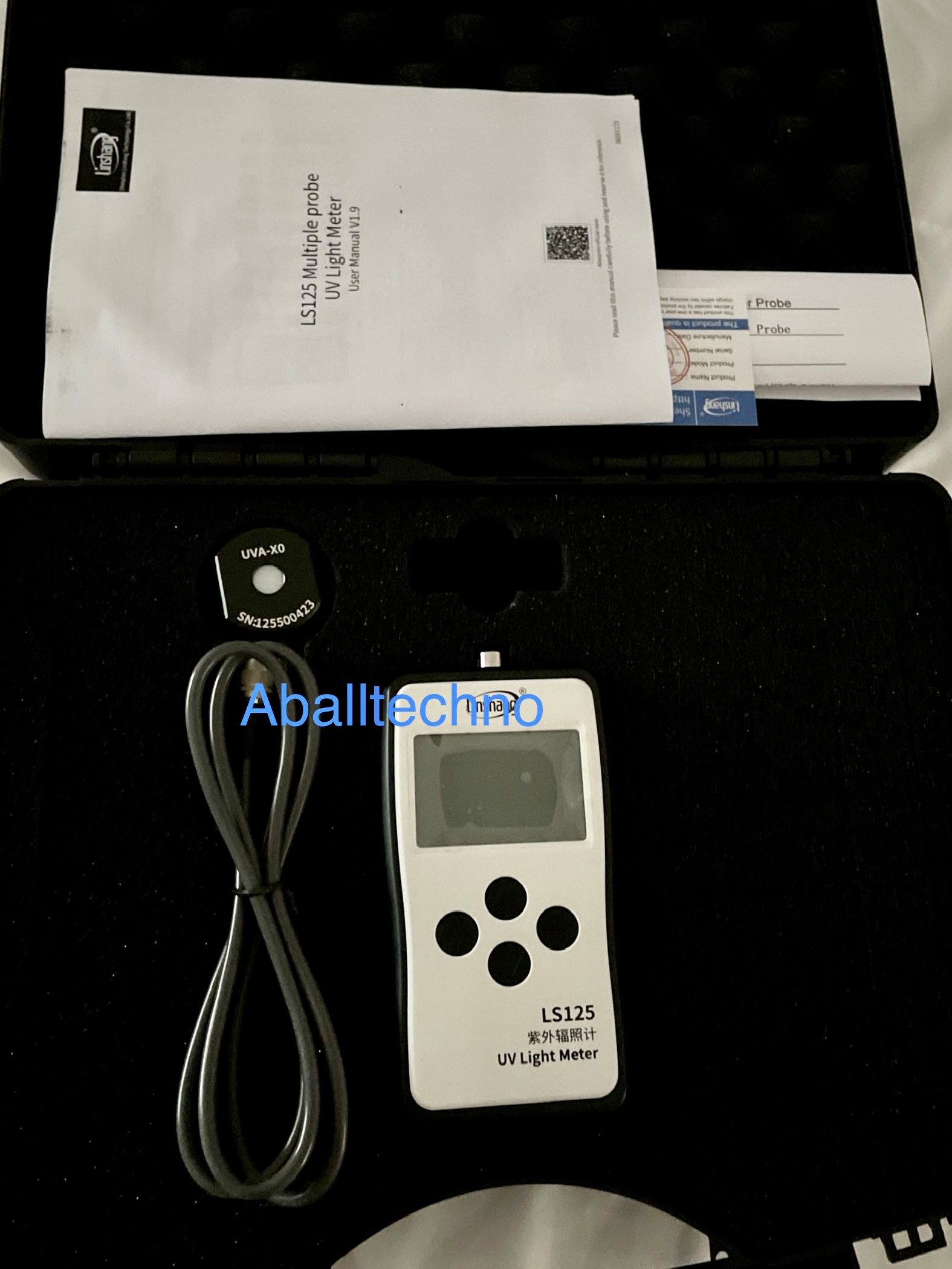เครื่องวัดแสงยูวี UV Meter LS125 Multi-probe UV Light Meter