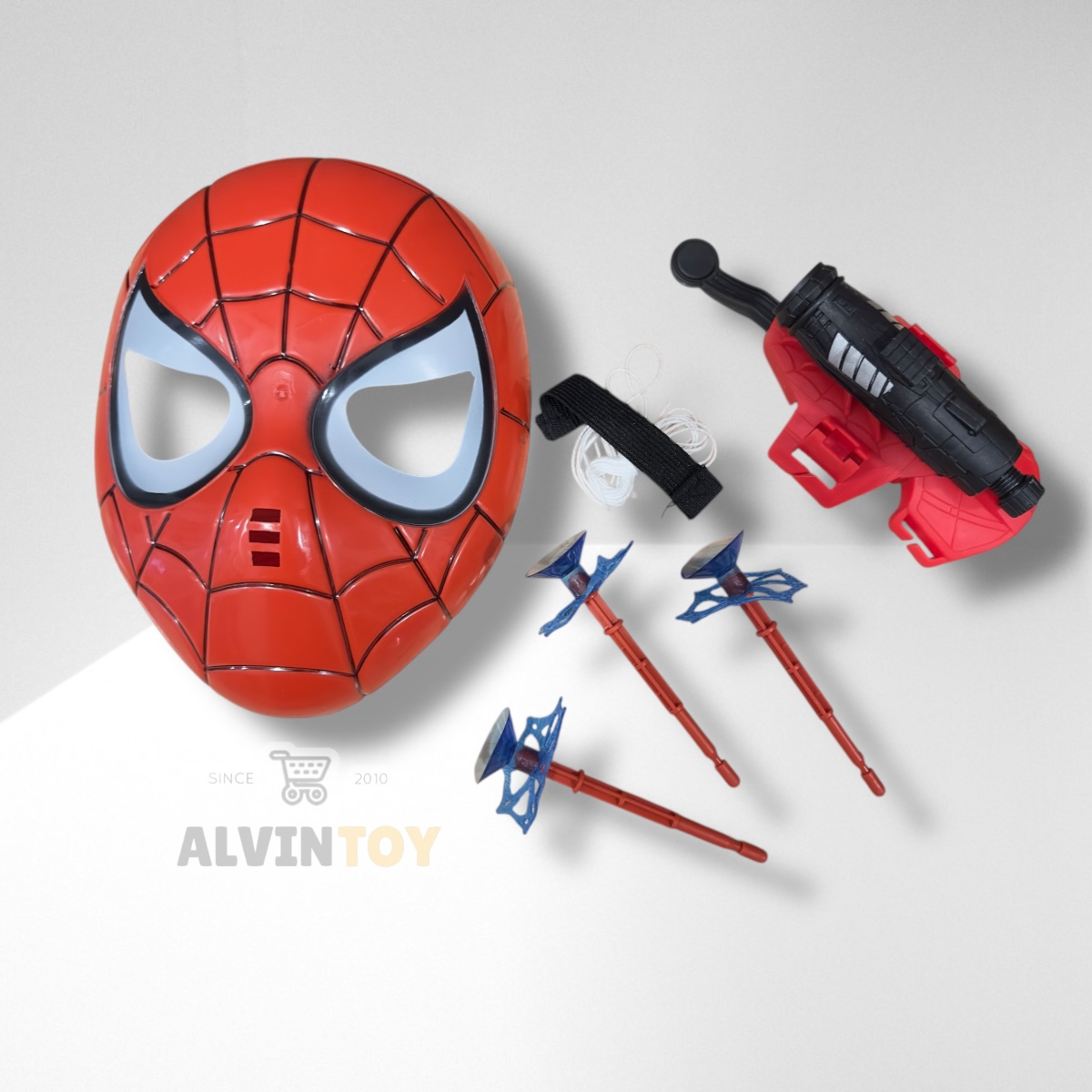ชุดเซ็ทหน้ากาก สไปเดอร์แมน พร้อมหุ่นและอาวุธ