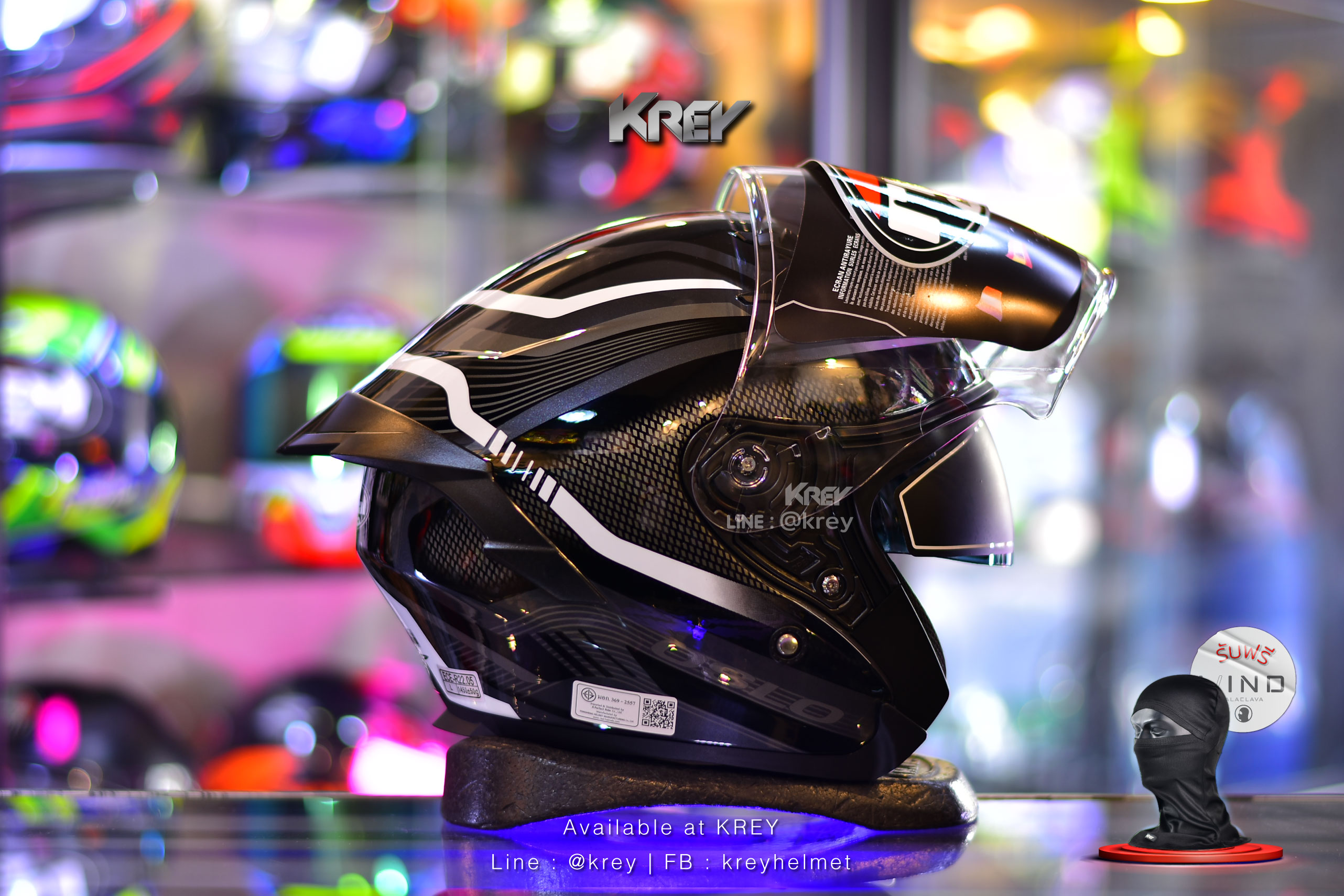 Real model OSLO Magma Black White