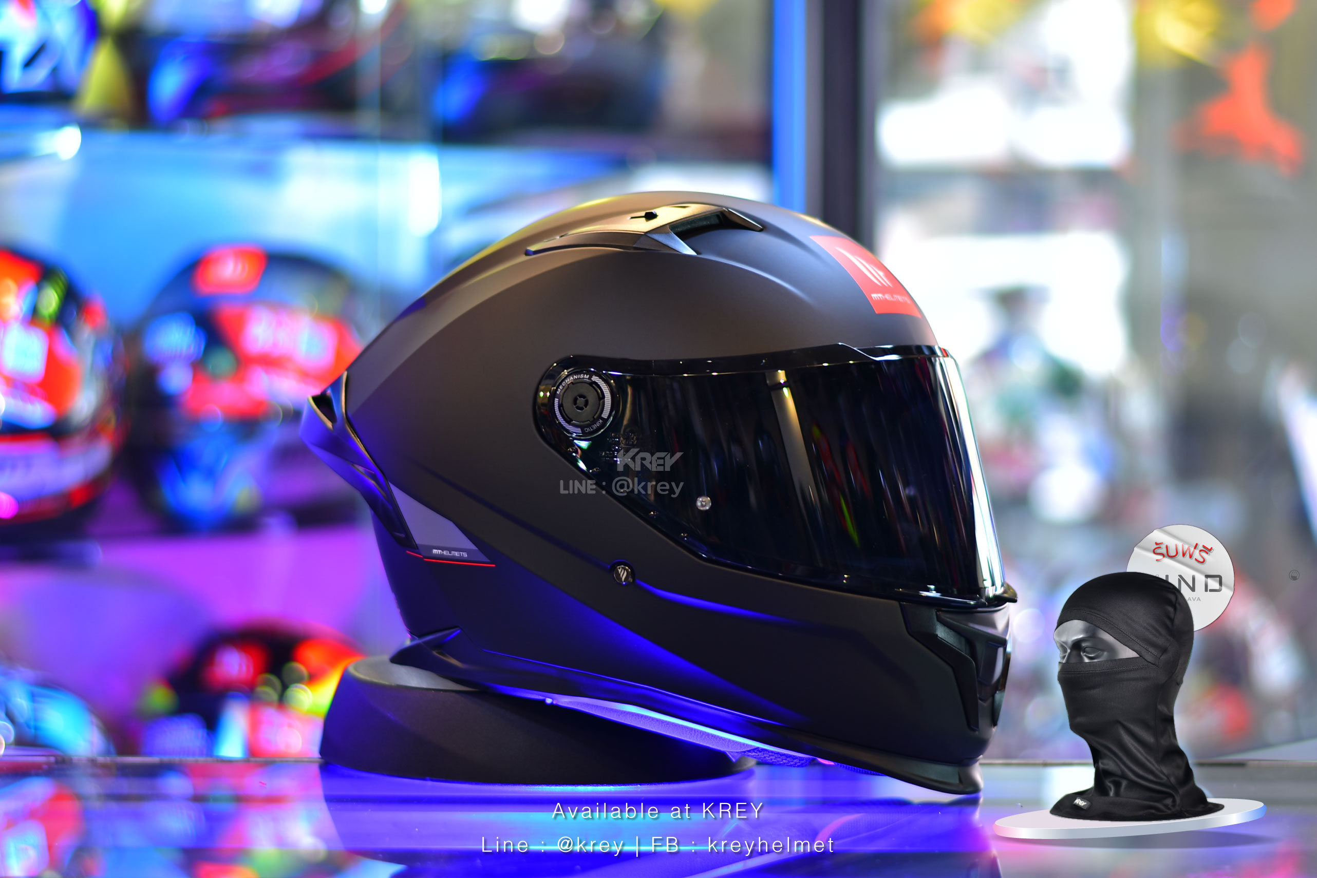 MT model BRAKER SV SOLID MATT BLACK