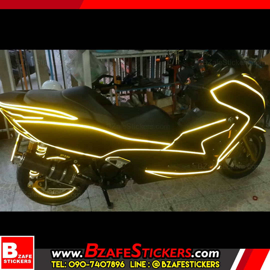 รีวิว สติ๊กเกอร์สะท้อนแสงติดขอบล้อ 3M, Kiwalite สติ๊กเกอร์ติดล้อ สติ๊กเกอร์แต่งรถ