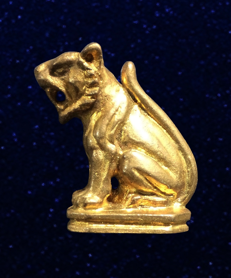 รูปหล่อ เสือ เนื้อโลหะ