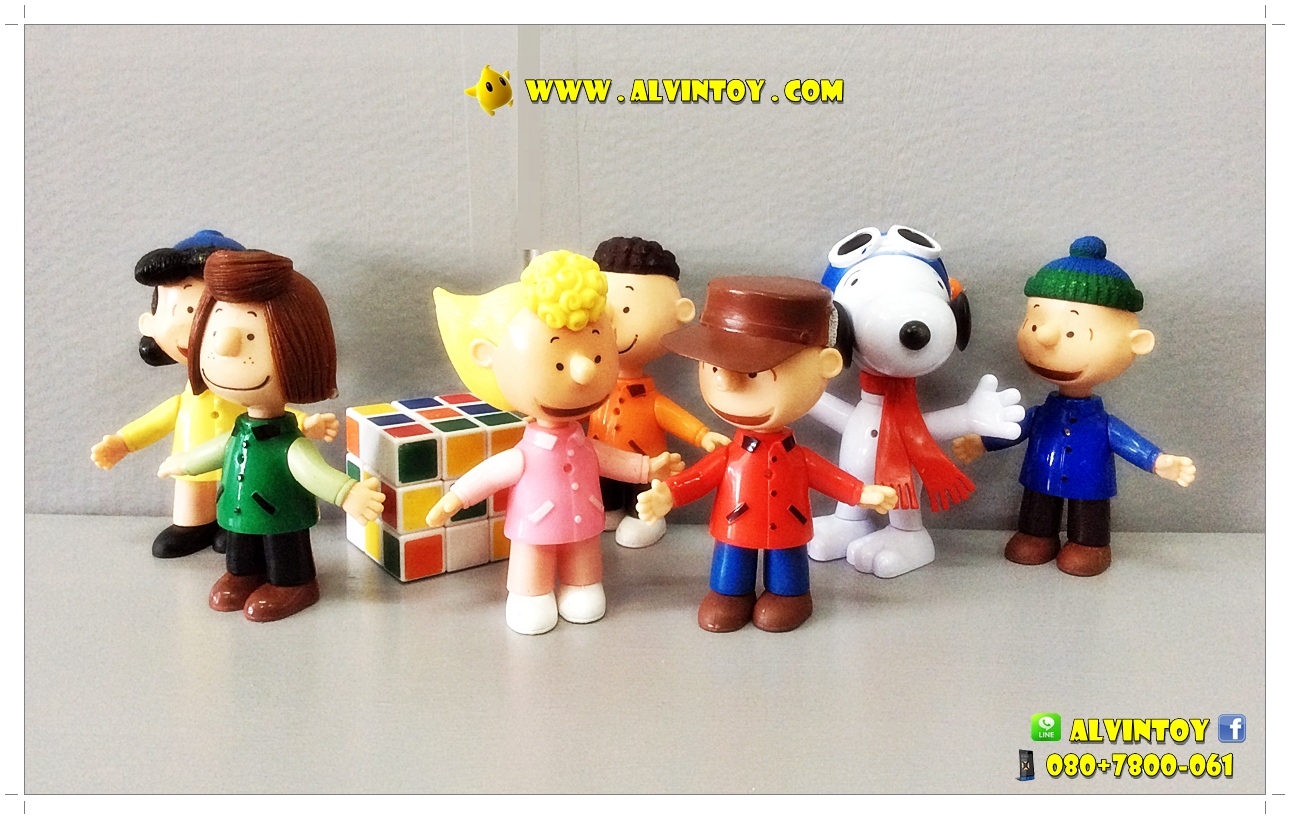 โมเดล Snoopy And Charlie Brown