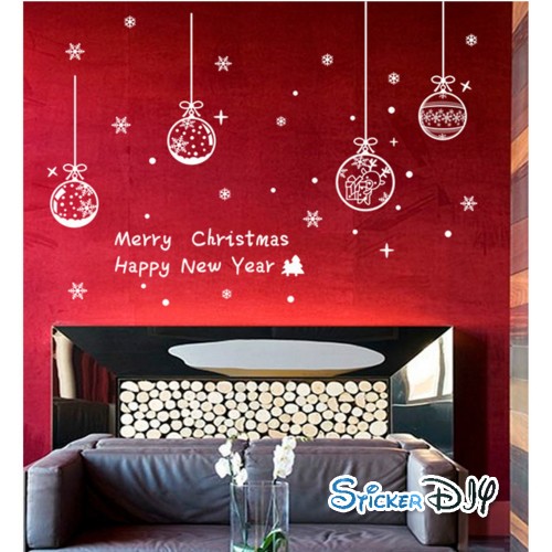 Transparent wall sticker สติ๊กเกอร์ติดผนัง โมบาย Teddy gift (กว้าง110cm.xสูง68cm.)