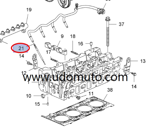 หัวเผา CHEVROLET CAPTIVA 2.0L C140 ปี12-15 /GM แท้