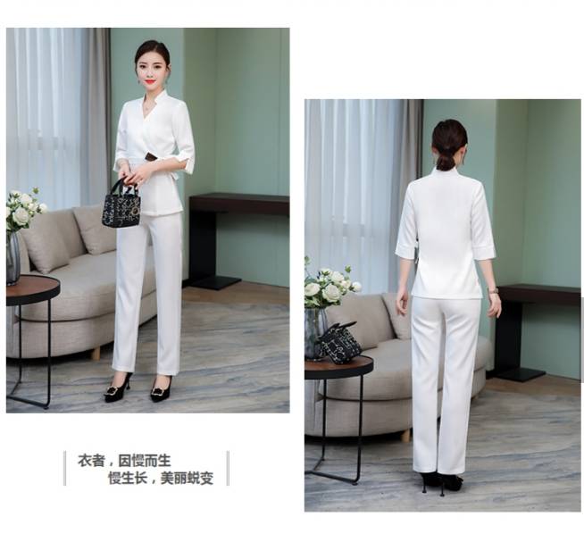 ชุดพนักงานนวดสปา ชุดคลินิกความงาม ชุดพนักงานเสริมสวย