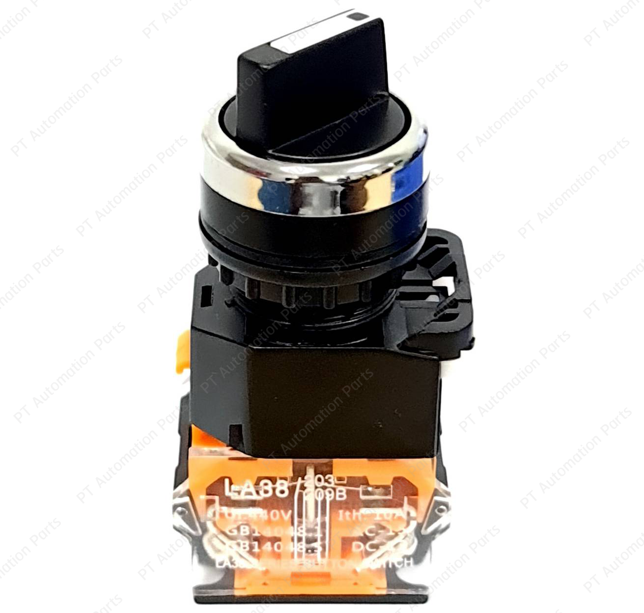 Selector Switch LA38-11X2 LA38-20X3 10A 440V 2-Pisition 3-Pisition ซีเล็คเตอร์สวิตช์ แบบบิดล็อค 2จังหวะ 3จังหวะ ø22mm