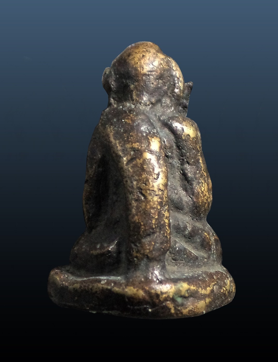 พระหล่อโบราณ พิมพ์หน้าลิงใหญ่ หลวงพ่อเขียน วัดสำนักขุนเณร ออกวัดวังตะกู พิจิตร