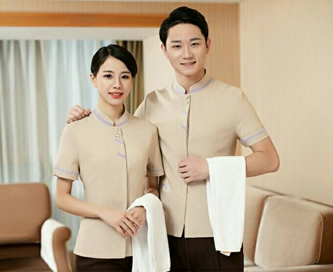 เสื้อแม่บ้าน พ่อบ้าน พนักงานทำความสะอาด