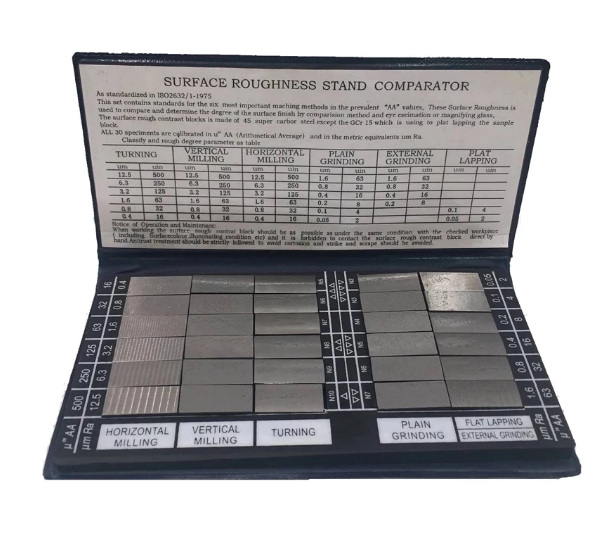 แผ่นสอบเทียบความเรียบผิว Comparative surface roughness