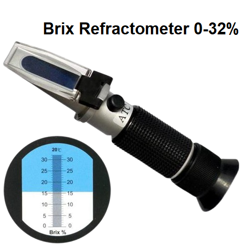 เครื่องวัดความหวาน 0-32% Brix Refractometer