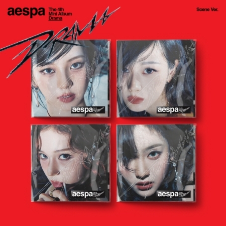 ( Pre-Order ) aespa 4th Mini Album Drama ( Scene ver ) Set 4 ver * มี Poster พับภายในกล่อง * วางจำหน่าย 10 / 11 / 2023