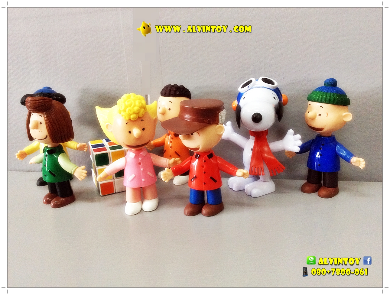 โมเดล Snoopy And Charlie Brown