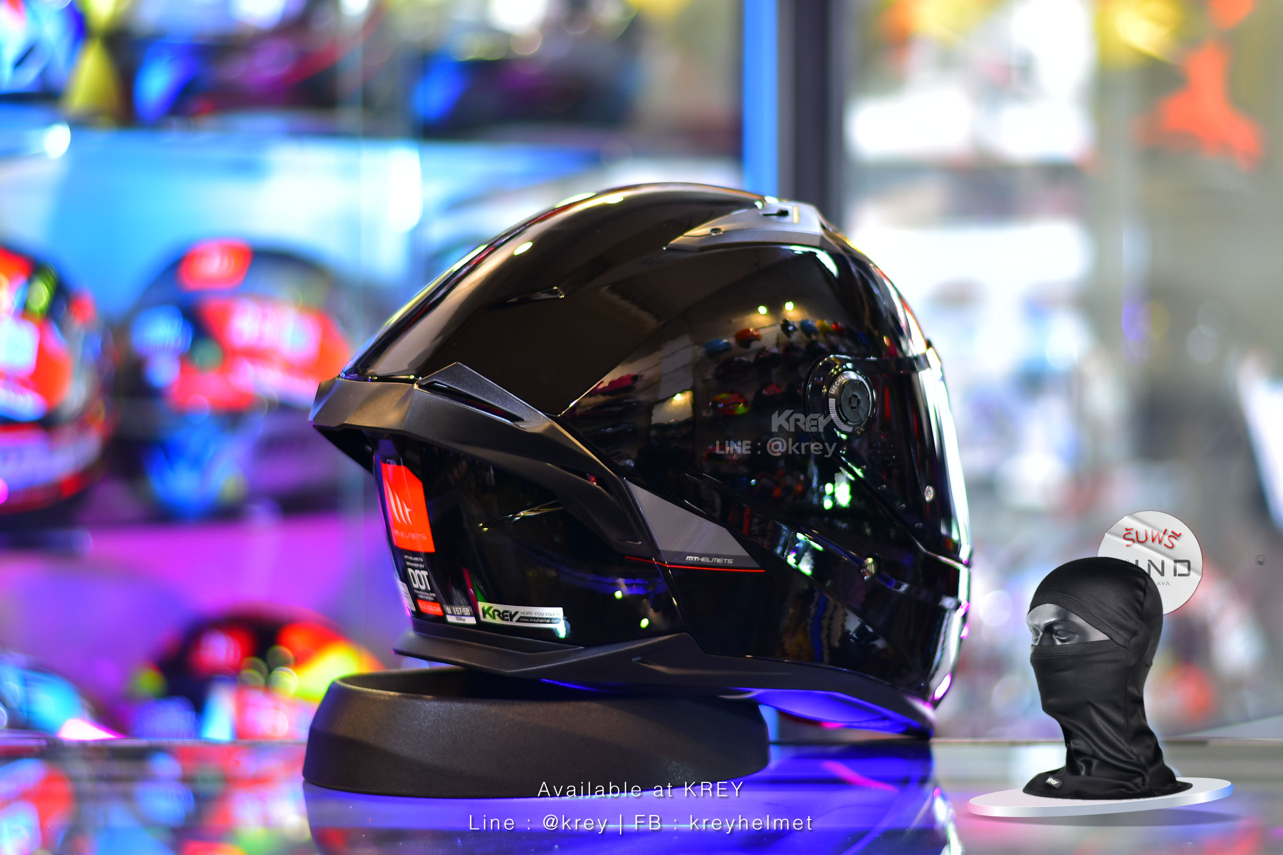 MT model BRAKER SV SOLID GLOSSY BLACK