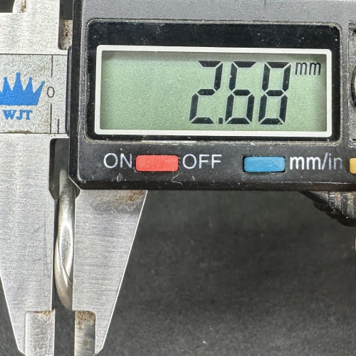 รหัส 62263 แหวน ปลอกมีด ทอง10K (41.6%) size 56.5 งานสวยมาก นน. 2.17 g