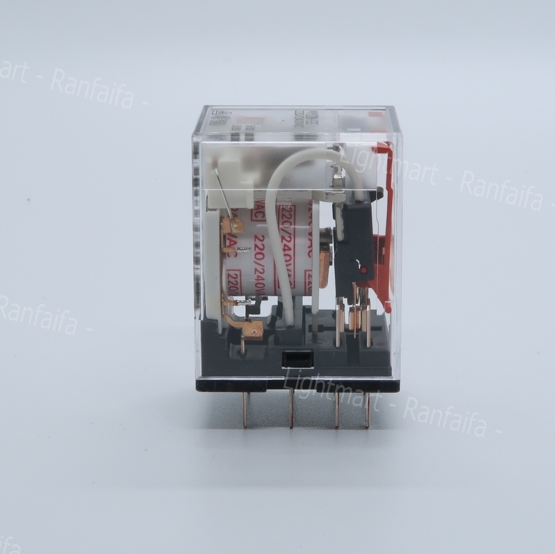 รีเลย์ MY-2N มีไฟ (220VAC) OMRON