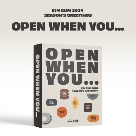 ( Pre-Order ) Kim Bum SEASONS GREETINGS 2024 [OPEN WHEN YOU...] ** สั่งเกิน 1 ชิ้นบวกค่าส่งเพิ่มชิ้นละ 20 บาท เนื่องจากสินค้าหนัก ** จำนวนจำกัด ** วางจำหน่าย 20 / 12 / 2023