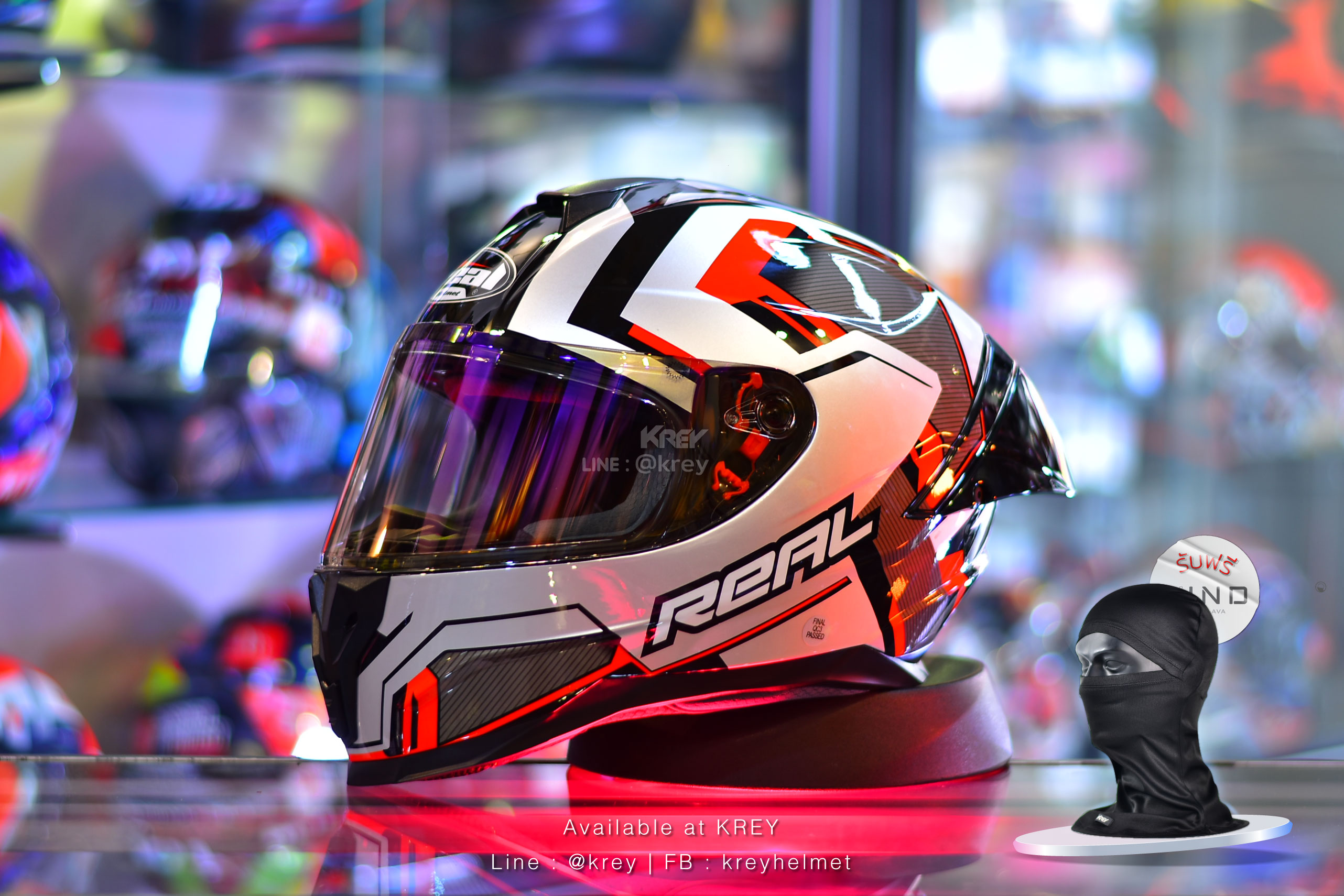 Real model Falcon Cyberwave Grey Red