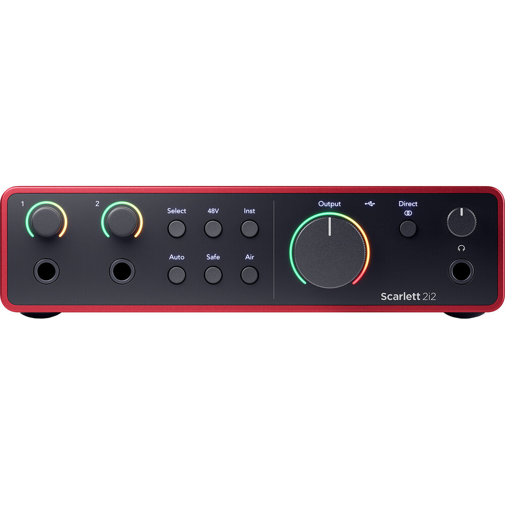 Focusrite Scarlett 2i2 (4th Gen) *ของแท้ประกัน 1ปี* USB-C Audio Interface ออดิโอ อินเตอร์เฟส, iOS/ Mac/ PC