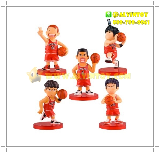 โมเดล Slam Dunk - สแลมดังก์ 5 ตัว