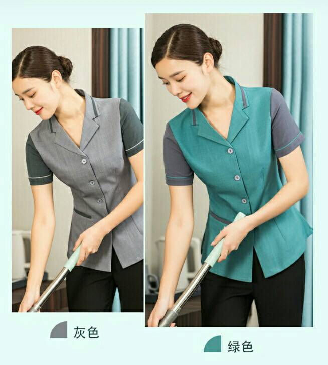 เสื้อแม่บ้าน เสื้อพ่อบ้าน เสื้อพนักงานทำความสะอาด