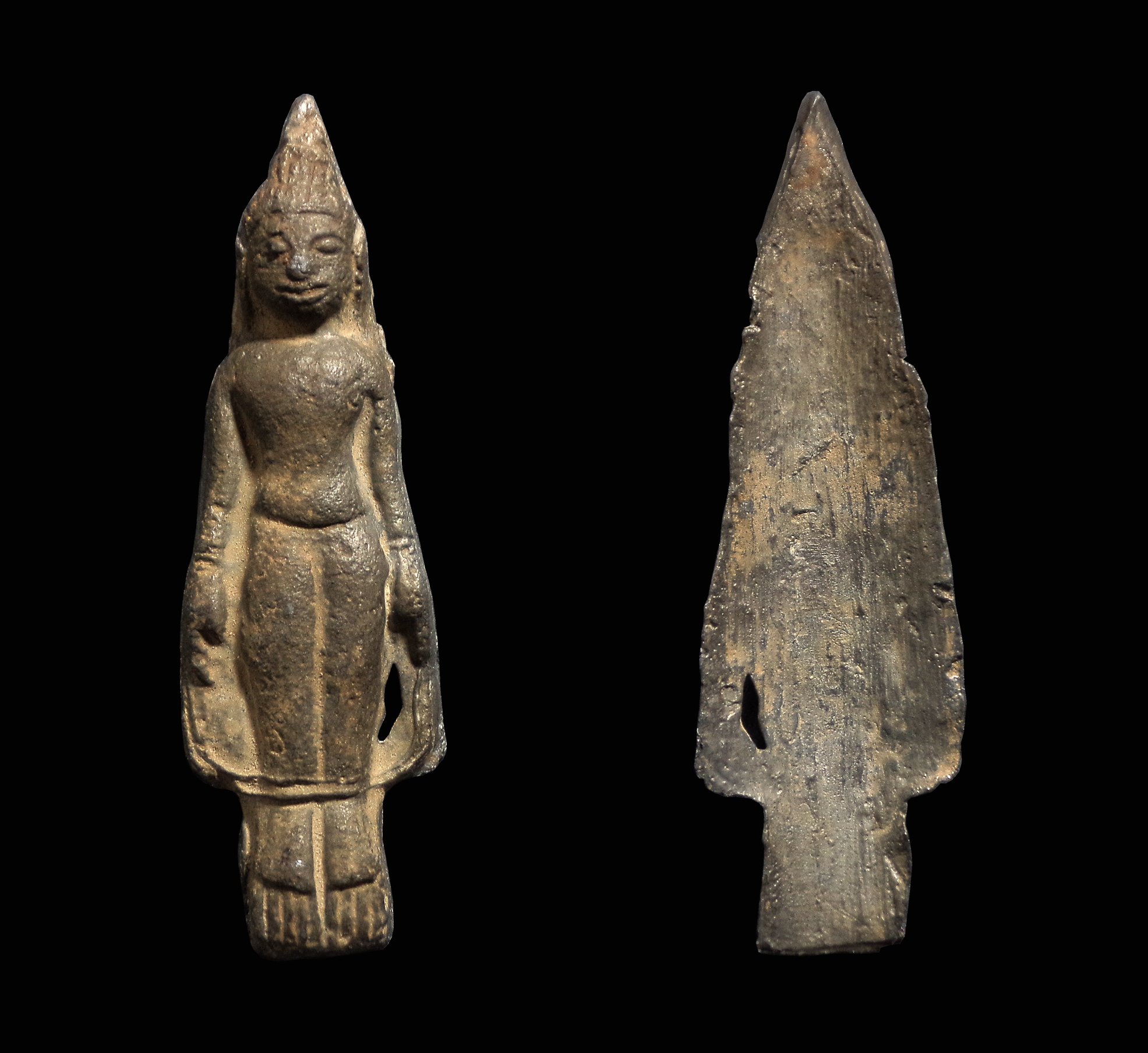 พระร่วงยืนเปิดโลกทิ้งดิ่ง ชินเงิน สุโขทัย