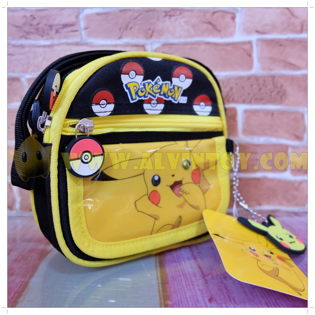 กระเป๋าสะพายข้าง Pokemon - โปเกม่อน 6 นิ้ว