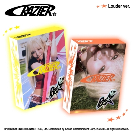 ( Pre-Order ) BoA 11th Album [Crazier] ( Louder ver ) random * ไม่มี Poster พับในกล่อง * วางจำหน่าย 19 / 8 / 2025