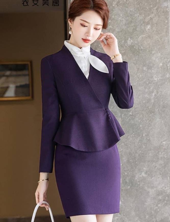 ชุดพนักงานต้อนรับ ชุดออฟฟิศ ชุดพนักงานต้อนรับโรงแรม