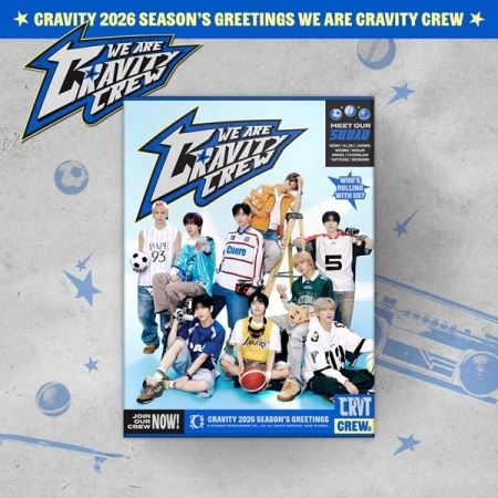 ( Pre-Order ) CRAVITY SEASON'S GREETINGS 2026 [WE ARE CRAVITY CREW] ** สั่งเกิน 1 ชิ้นบวกค่าส่งเพิ่มชิ้นละ 20 บาท เนื่องจากสินค้าหนัก ** จำนวนจำกัด ** วางจำหน่าย 26 / 12 / 2025