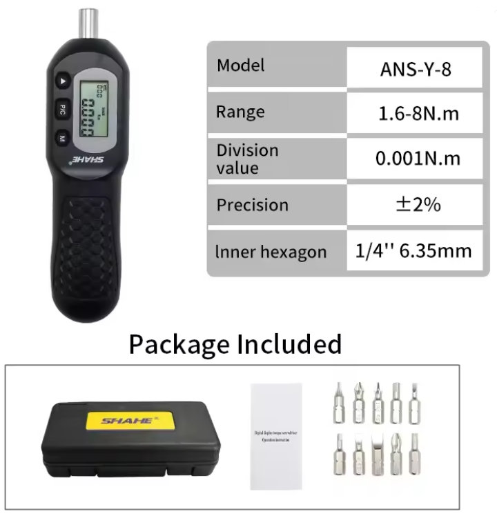 Digital Torque Screwdriver ANS-Y Series