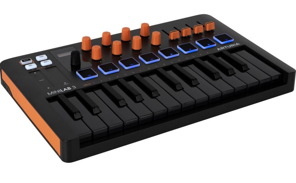 Arturia MiniLab 3 *ของแท้รับประกัน 1ปี* มิดิคีย์บอร์ดคอนโทรลเลอร์ 25 Key MIDI Keyboard Controller