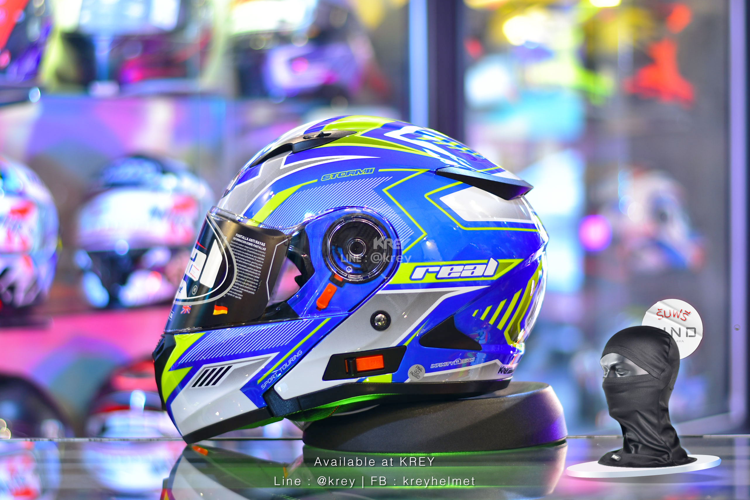 Real model Storm Eagle Force Blue Yellow