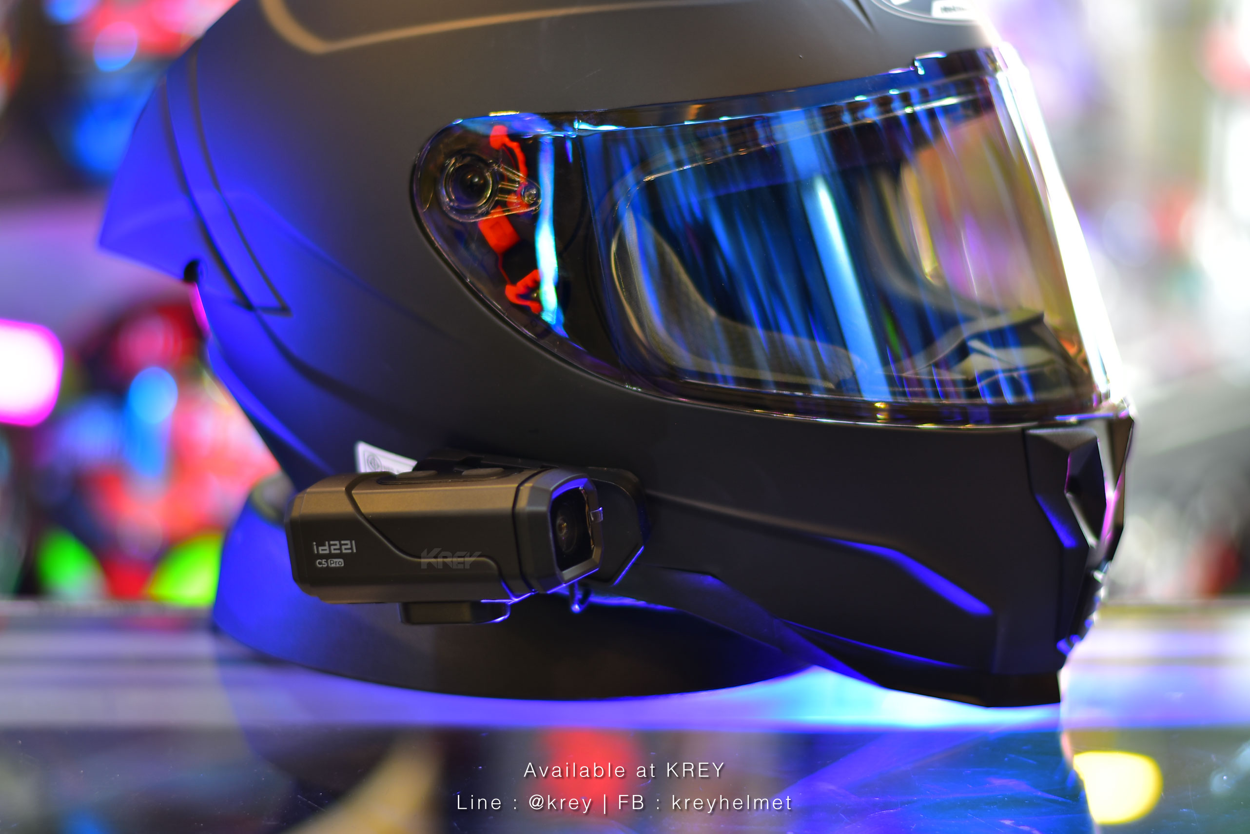 กล้องติดหมวก/รถ id221 รุ่น ACTION C5 Pro