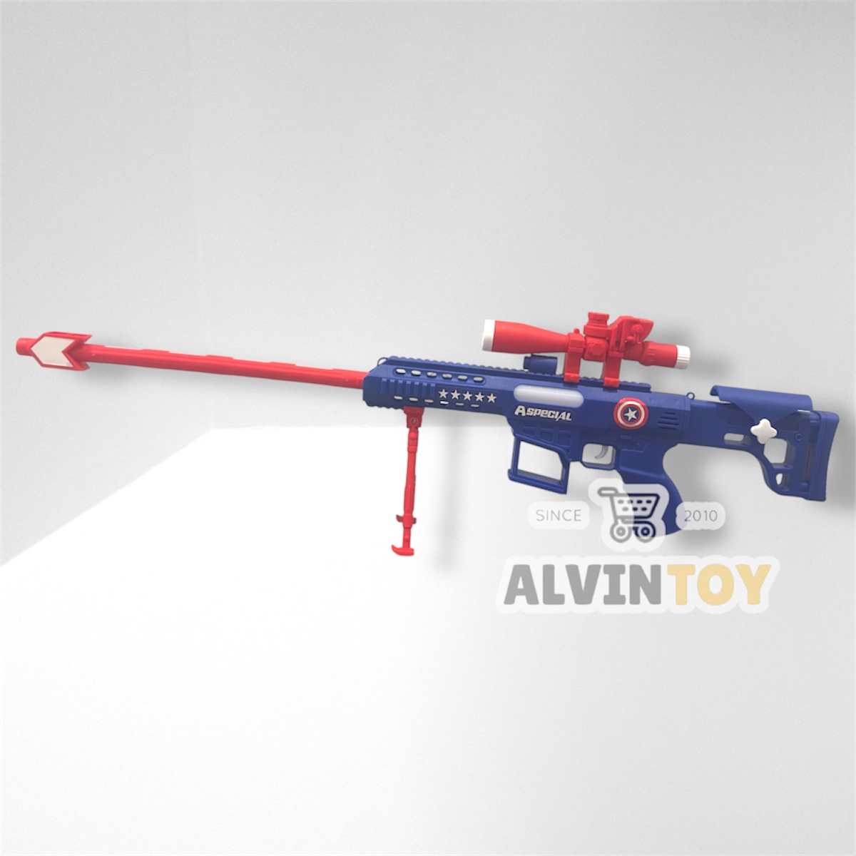 ปืน ของเล่นปืนกัปตันอเมริกา มีเสียง มีไฟ