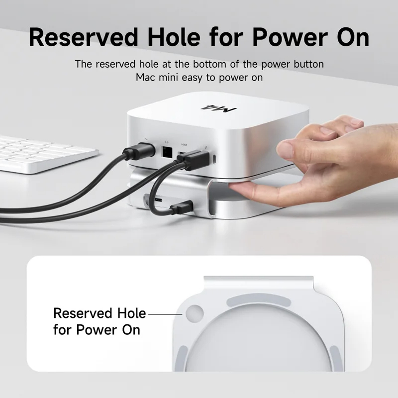 Hagibis Mac mini M4 Hub with Enclosure