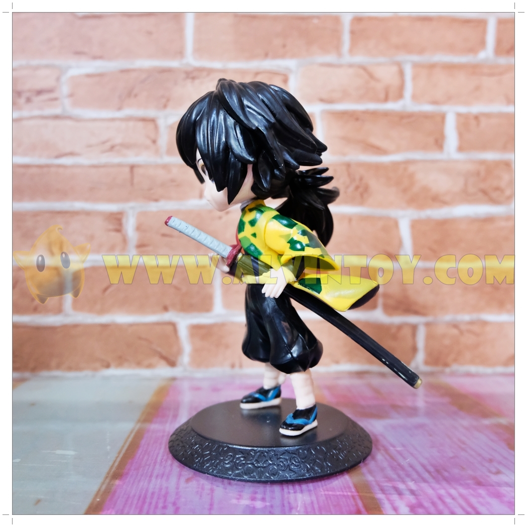 Action Figure Kimetsu no Yaiba โมเดลดาบพิฆาตอสูร โทมิโอกะ กิยู ขนาดความสูง 15 ซม. มีฐาน งานสวย