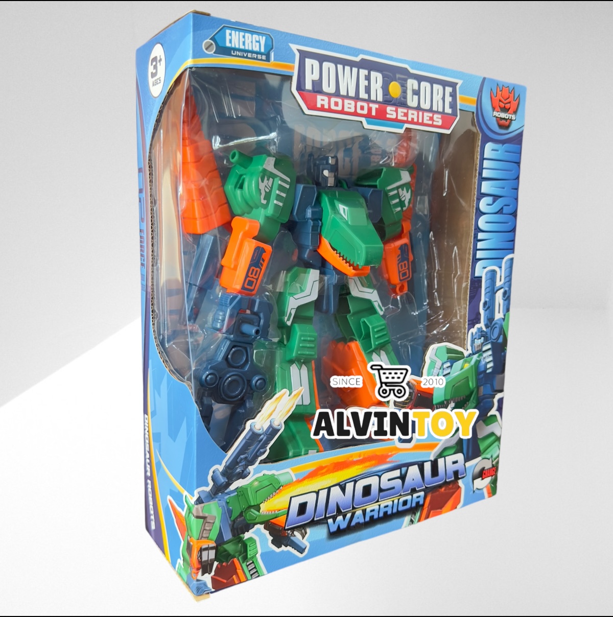 หุ่นยนต์ประกอบร่าง ตัวใหญ่ Power Core แปลงร่างเป็นไดโนเสาร์ แปลงร่างเป็นหุ่นยนต์ ของเล่นหุ่นยนต์แปลงร่าง