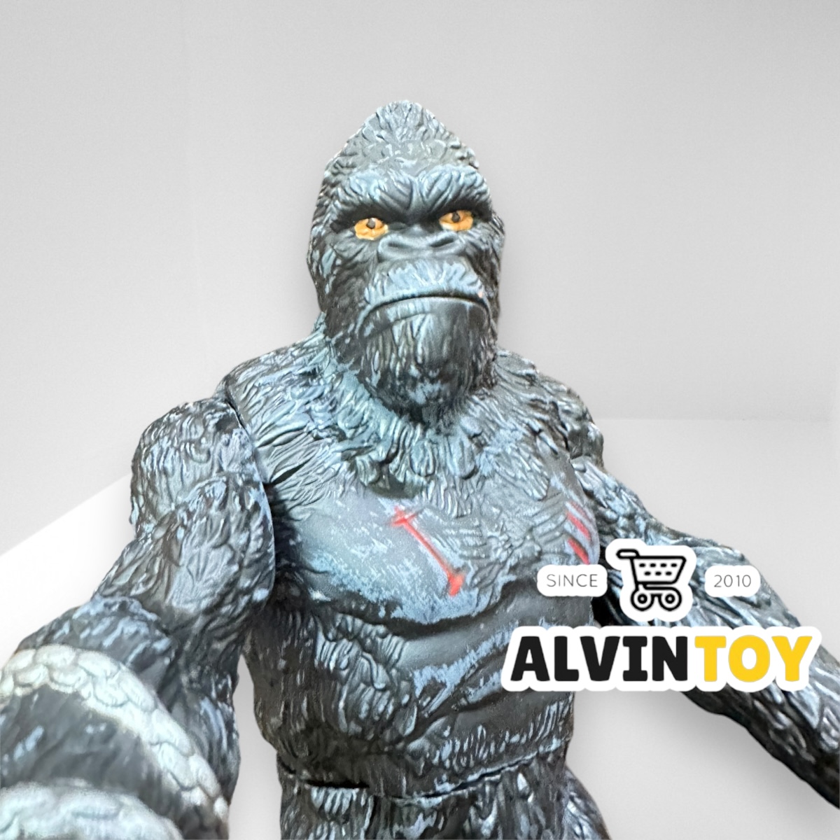 โมเดล ลิงกอริลลา คิงคอง Gorilla Kingkong ขนาดความสูง 26.5 cm. งานสวยสมจริง ขยับจุดได้