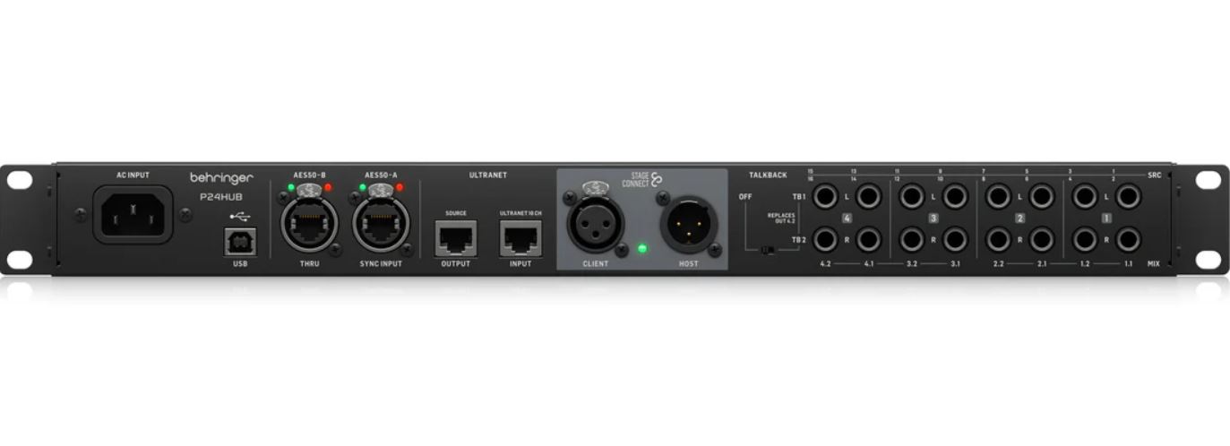Behringer P24 HUB *ของแท้รับประกัน 1ปี* StageConnect Hub with Bus Powering for Personal Monitor Mixers