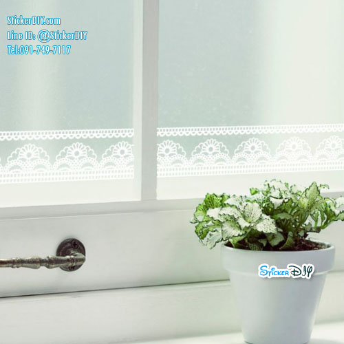 Border Transparent Wall Sticker สติ๊กเกอร์ติดผนังแต่งขอบ WP027 (กว้าง10cm.xสูง10m.)