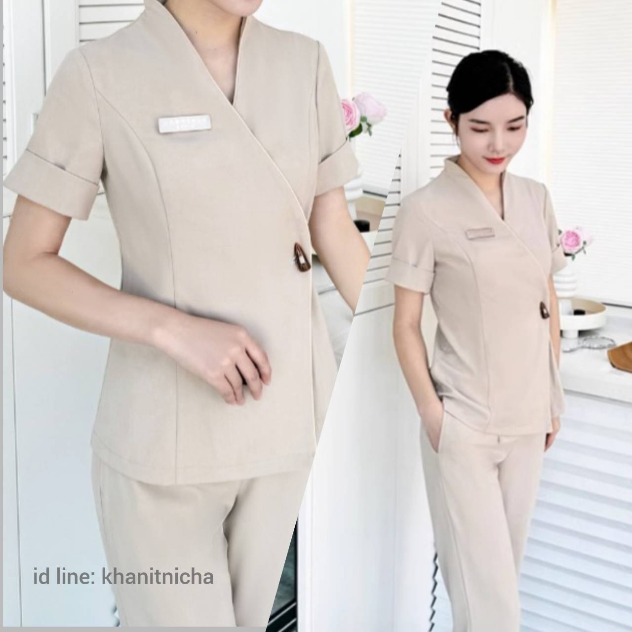 ชุดนวดสปา ช่างเสริมสวย ช่างทำเล็บ ซาวน่า ชุดคลินิกความงาม