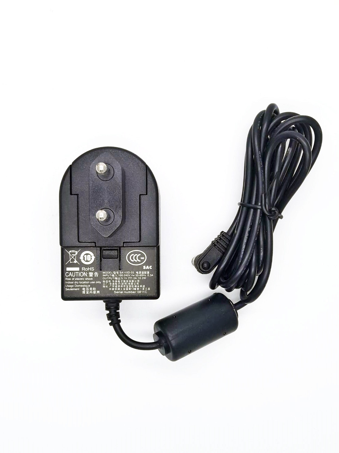 Power Adapter 5V DC. 2A