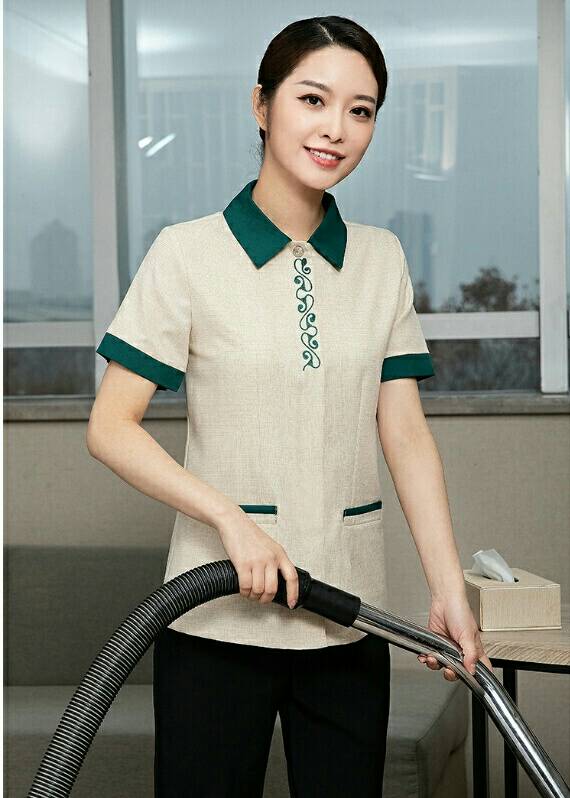 เสื้อแม่บ้าน พ่อบ้าน พนักงานทำความสะอาด